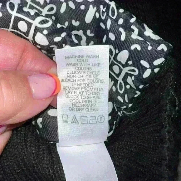 VTG Liz Claiborne Sz L‎ Knit Jacket Cozy Unique Preppy 90's - Picture 10 of 15